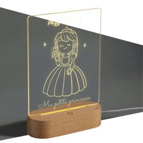 Lampe plexi personnalisée Contes de fées