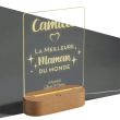 Lampe plexi personnalisée Fête des Mères