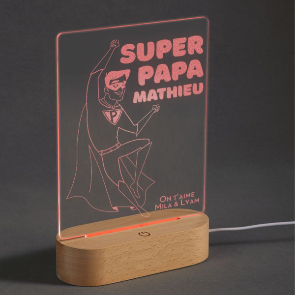 Lampe plexi super Papa