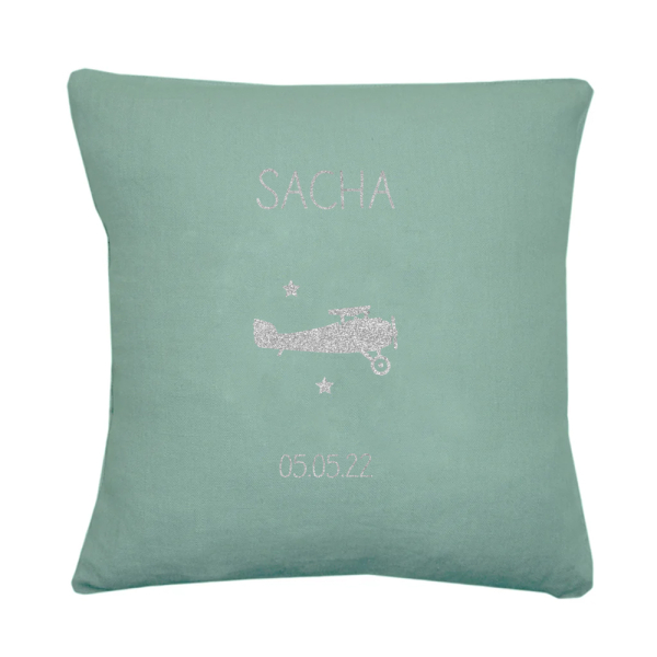 Coussin de naissance personnalisé