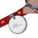 Médaille gravée sur ruban Liberty