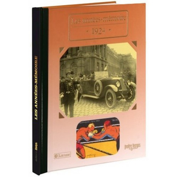 Livres Années Mémoire 1924