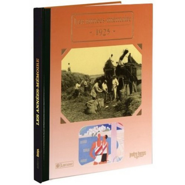 Livres Années Mémoire 1925