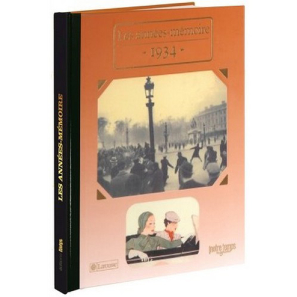 Livres Années Mémoire 1934