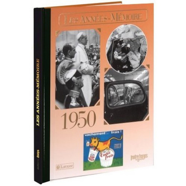 Livre Années Mémoire 1950