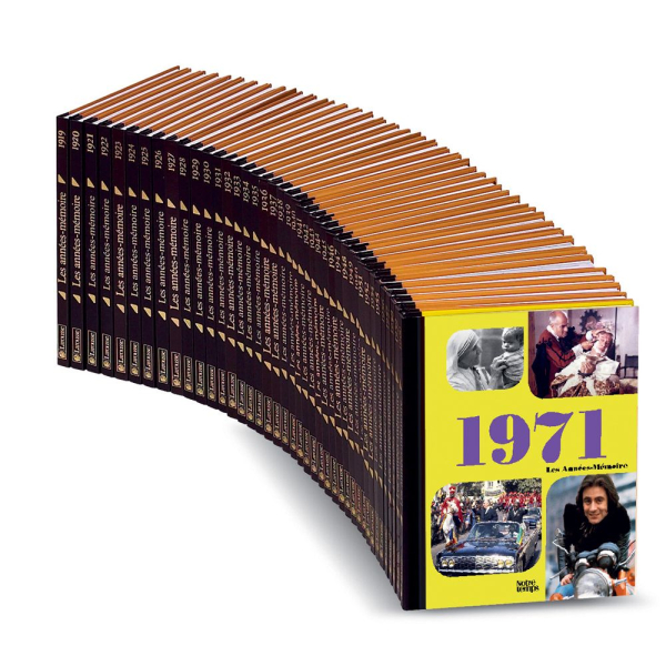 Livre années mémoires de 1971