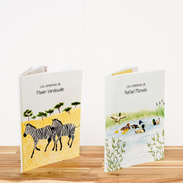 Livre prénom animaux avec couverture souple