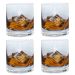 Lot de 4 verres à whisky personnalisés prénoms