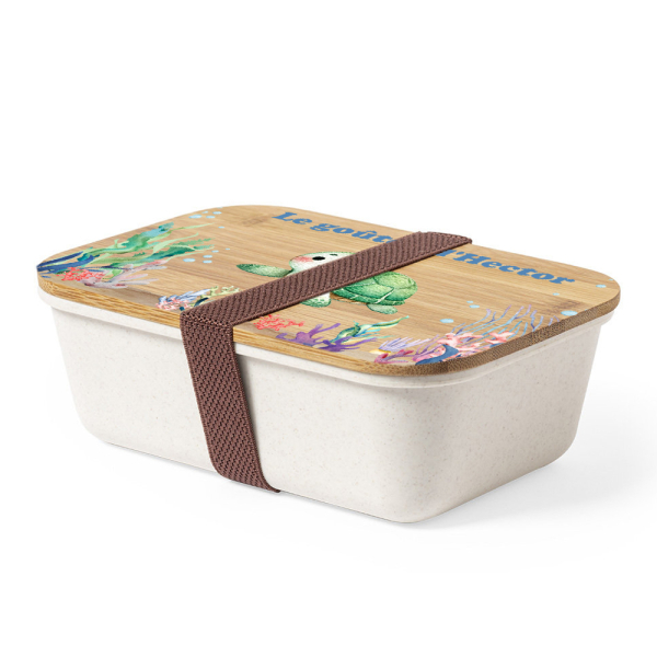 Boîte à goûter océan personnalisée