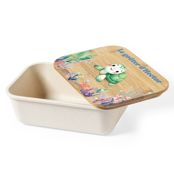 Boîte à goûter océan crème