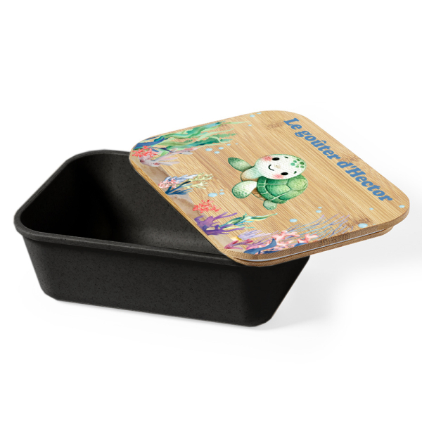 Boîte à goûter océan noire