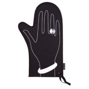 Manique noire avec diamant