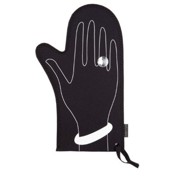 Manique noire avec diamant