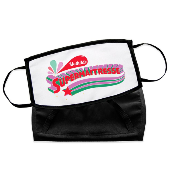 Masque personnalisé super maîtresse