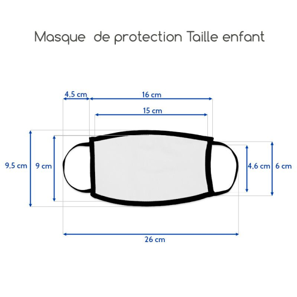 Masque taille efant