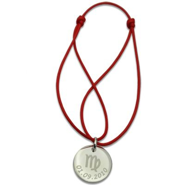 Médaille ronde gravée de votre signe astrologique