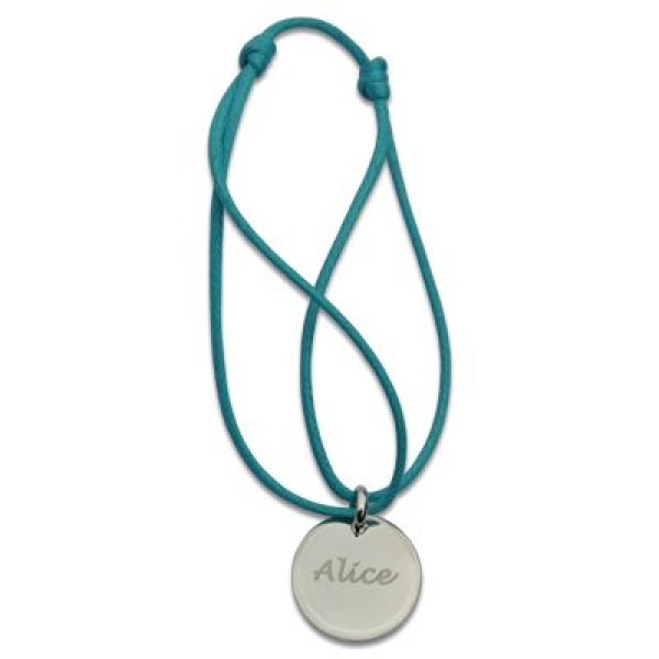 Bracelet argent avec motif signe astrologique