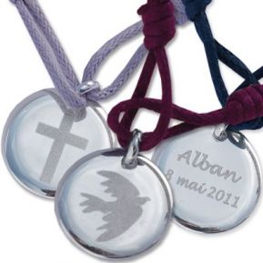 Médaille de baptême personnalisée Médaille de baptême personnalisée