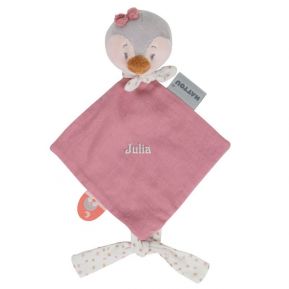 Mini doudou Sasha le pingouin personnalisé