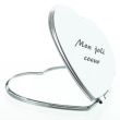 Miroir coeur personnalisé