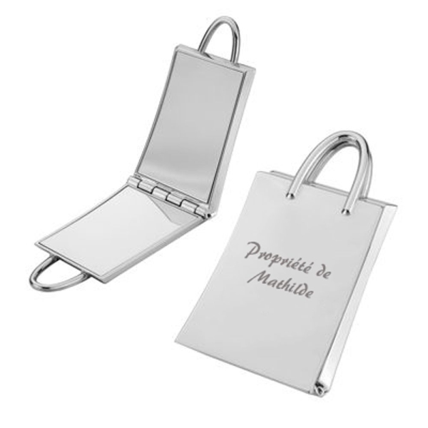 Miroir de poche personnalisé