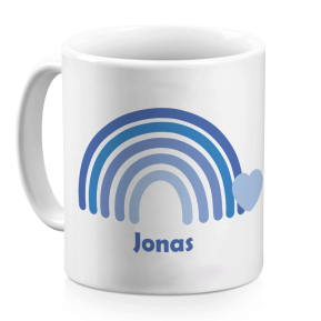 Mug arc-en-ciel personnalis