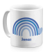 Mug arc-en-ciel personnalisé