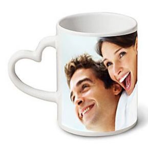 Mug coeur personnalisé