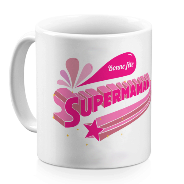 Mug supermaman personnalisé