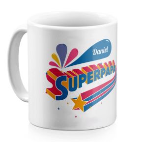 Mug Super papa personnalisé prénom