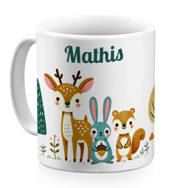 Mug forêt enchantée personnalisé