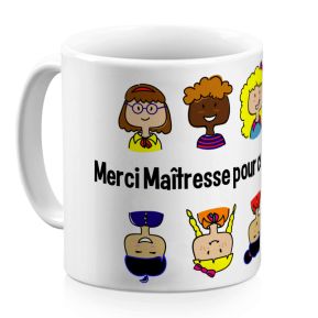 Mug personnalisé Merci Maîtresse