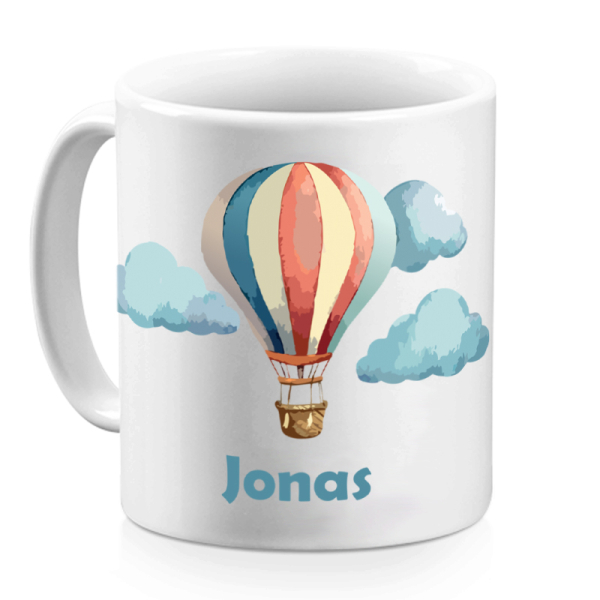 Mug montgolfières personnalisé