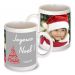 Un mug imprimé de noël sapin