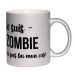 Mug à paillettes personnalisé je suis un zombie