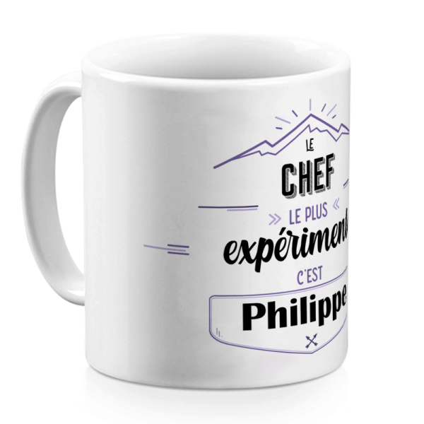 Mug aventure personnalisé Chef