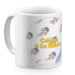 Mug Vacances à la mer personnalisé