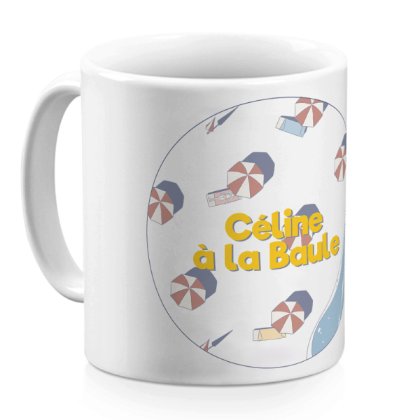 Mug personnalisé Vacances à la mer