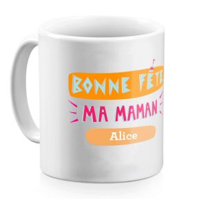 Mug personnalisé Bonne fête ma Maman