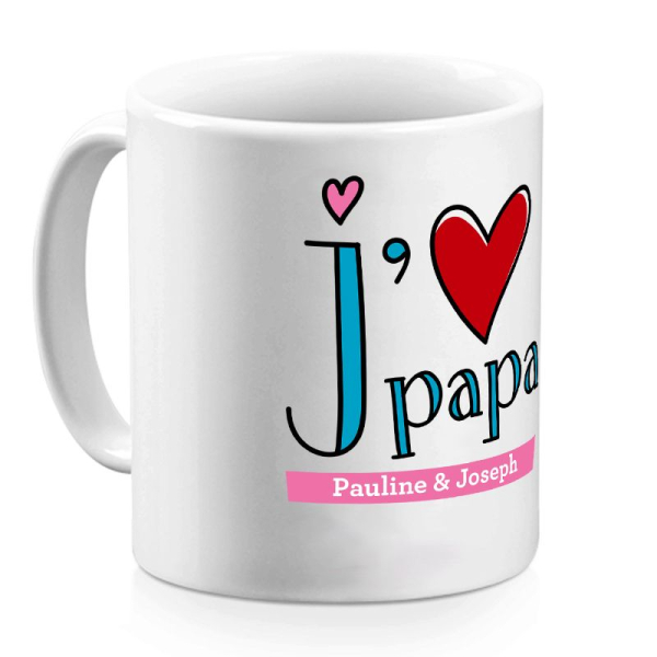 Mug je t'aime papa