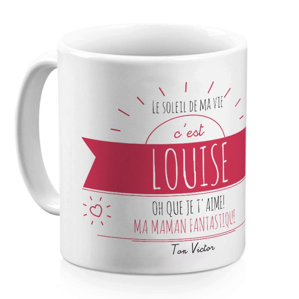 Mug personnalisé avec une photo, cadeau homme et femme, mug