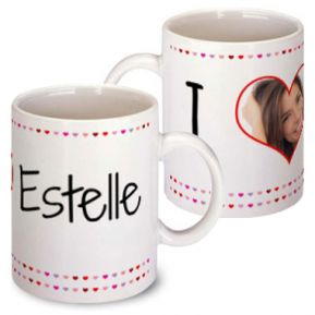 Mug saint valentin personnalisé