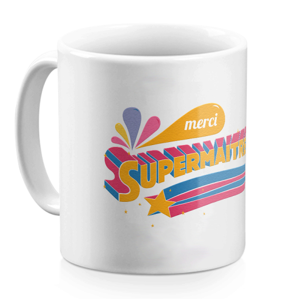 Mug Super maîtresse personnalisé