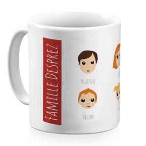 Mug personnalisé We Are Family