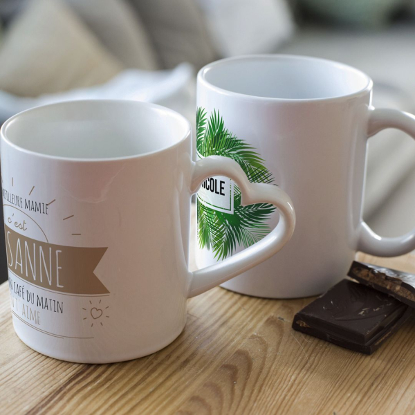 Mug personnalisé avec message Journée internationales de la femme