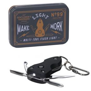 Porte-clés multi-fonctions lampe de poche Gentlemen's Hardware Porte-clés multi-fonctions lampe de poche Gentlemen's Hardware