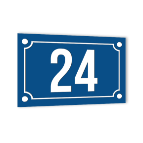 Numéro de rue personnalisé | plaque acrylique pour extérieur Numéro de rue personnalisé | plaque acrylique pour extérieur