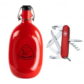 Pack Campeur : Gourde Le Grand Tétras + Couteau Suisse Camper