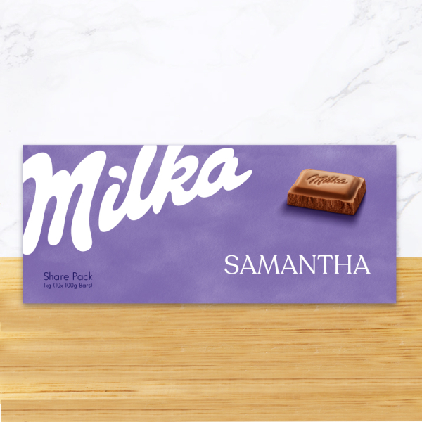 Pack Milka personnalisé 1kg