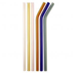 6 pailles éco-responsables en verre 6 pailles éco-responsables en verre